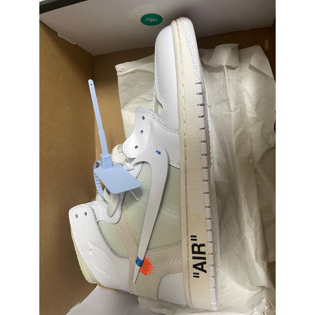 NIKE(ナイキ)のOff-White × Nike Air Jordan 1 Retroホワイト メンズの靴/シューズ(スニーカー)の商品写真