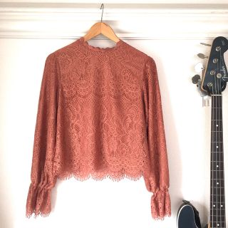 ダブルクローゼット(w closet)のw closet レーストップス(カットソー(半袖/袖なし))