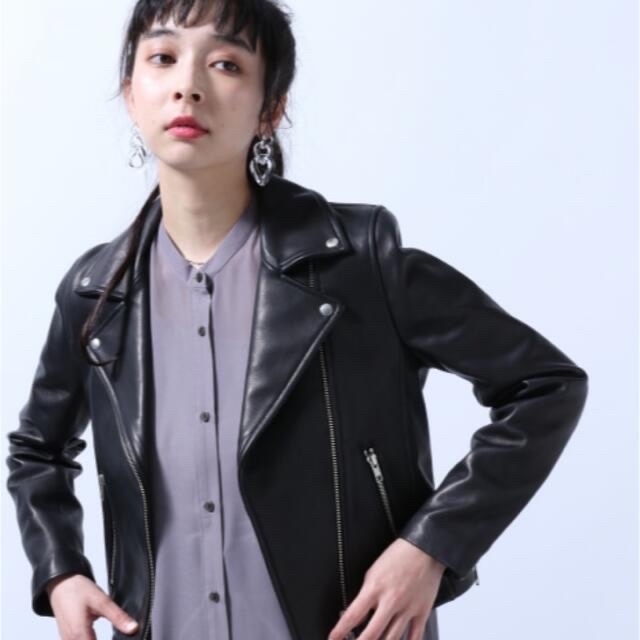 HARE - レザーWライダース ジャケット HARE レディース 羊革の通販 by