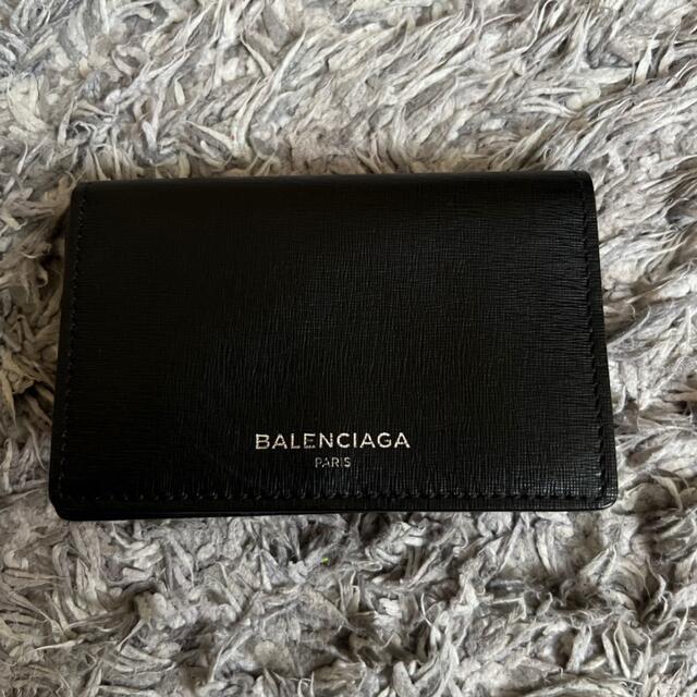 名刺入れ/定期入れ 美品○BALENCIAGA カードケース○ブラック