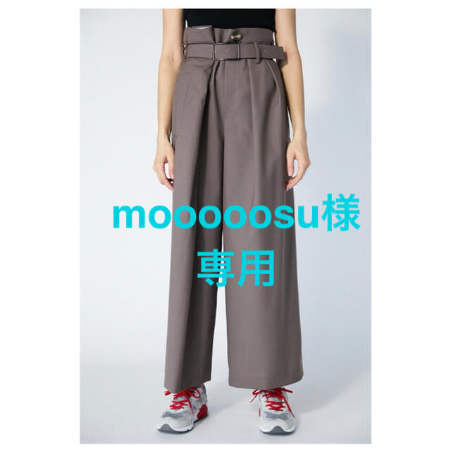 【ENFOLD】ハイツイストWOOL ベルトBIG TROUSERS