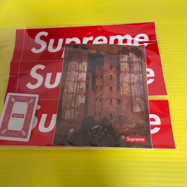 supreme トランプ　ステッカー　セット