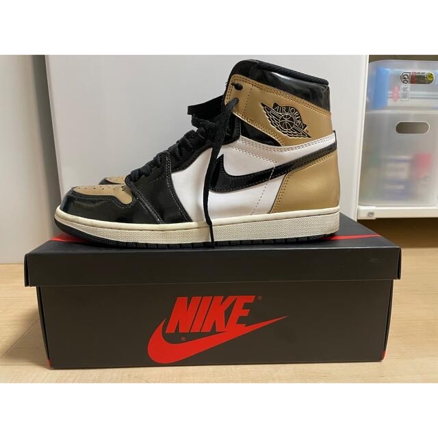  Air Jordan 1 RETRO High OG NRG Gold Toe メンズの靴/シューズ(スニーカー)の商品写真