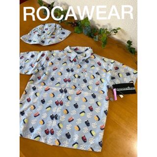 ロカウェア(Rocawear)の新品未使用⭐️ROCAWEAR⭐️シルクシャツ&ハット⭐️110cm⭐️kth7(Tシャツ/カットソー)