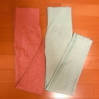 ルルレモン(lululemon)のレギンス2本セット　SからM(レギンス/スパッツ)