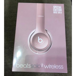 ビーツ(Beats)のBeats by Dr Dre SOLO2 WIRELESS ROSE GOLD(ヘッドフォン/イヤフォン)