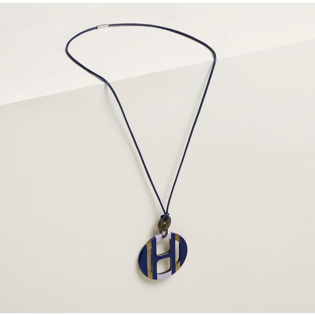 匿名配送!◇HERMES◇エルメス Hエキップ*ペンダント バッファロー