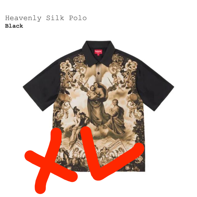 Heavenly Silk Polo BLACK XL