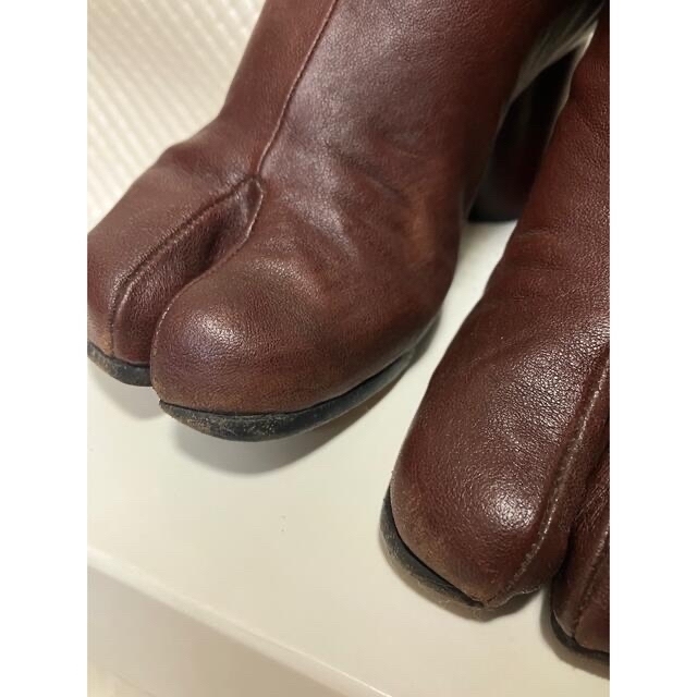 Maison Martin Margiela(マルタンマルジェラ)のMaison Margiela  足袋ブーツ　36 1/2 ブラウン レディースの靴/シューズ(ブーツ)の商品写真