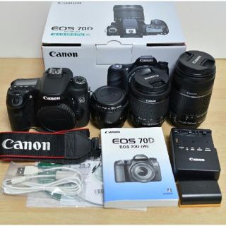 Canon - Canon EOS 70D トリプルレンズセットの通販 by n.'s shop