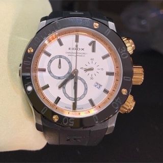 ☆訳あり【EDOX】エドックス クロノラリー クロノダカール 限定1000本 10303 クォーツ メンズ_707707【ev20】