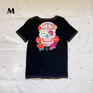 ロデオクラウンズ(RODEO CROWNS)のロデオクラウンズ　半袖Ｔシャツ　スカル　レディース　大人用　M(Tシャツ(半袖/袖なし))