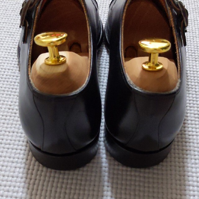 スコッチグレイン〈匠〉HG9100 ダブルモンク 黒 サイズ24.5 メンズの靴/シューズ(ドレス/ビジネス)の商品写真