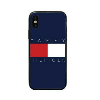 トミーヒルフィガー(TOMMY HILFIGER)のトミーヒルフィガー　ガラスケース　iPhoneケース　(iPhoneケース)