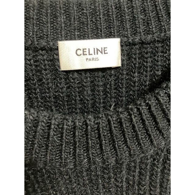 celine(セリーヌ)の21AW CELINE セリーヌ オーバーサイズ ロゴ ニット セーター Ｍ メンズのトップス(ニット/セーター)の商品写真