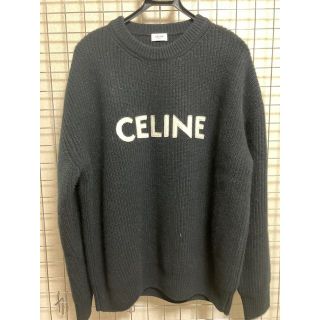 セリーヌ(celine)の21AW CELINE セリーヌ オーバーサイズ ロゴ ニット セーター Ｍ(ニット/セーター)