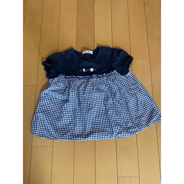 familiar(ファミリア)のファミリア トップス チュニック　サイズ100 キッズ/ベビー/マタニティのキッズ服女の子用(90cm~)(Tシャツ/カットソー)の商品写真