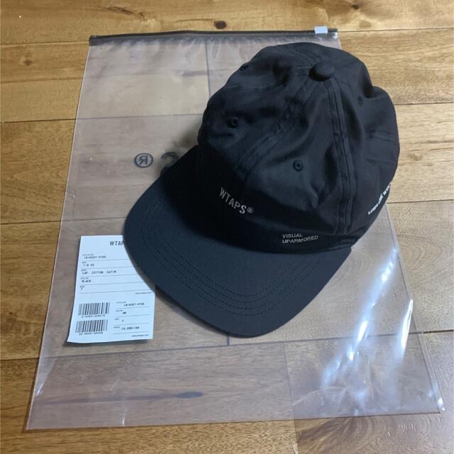 wtaps t-6 02 cap cotton satin black