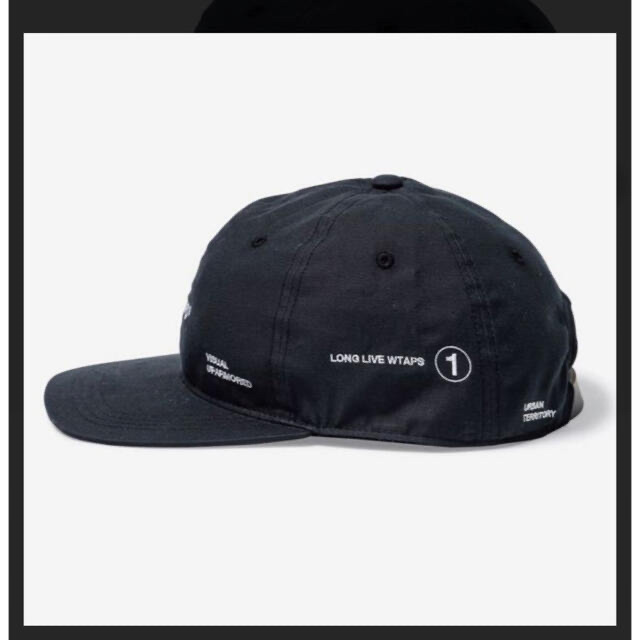 W)taps(ダブルタップス)のwtaps t-6 02 cap cotton satin black メンズの帽子(キャップ)の商品写真