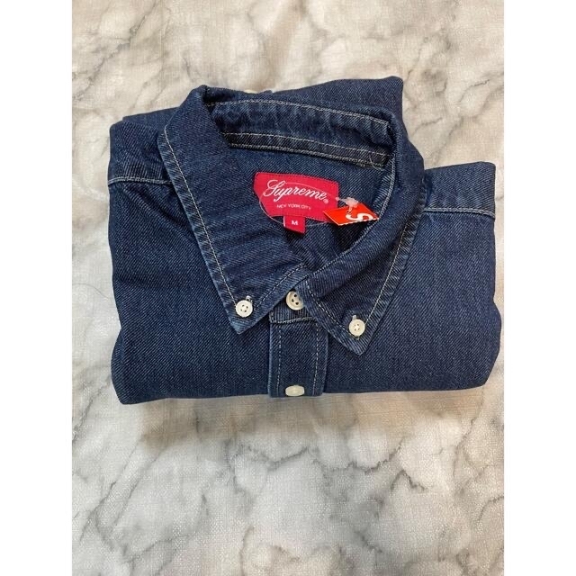 Supreme Small Box Shirt   Denim M