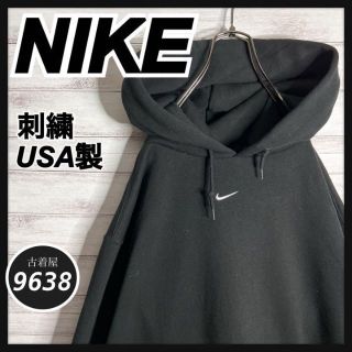 ナイキ(NIKE)の【USA製!!】ナイキ ✈︎刺繍 travis Scott 着用 ゆるだぼ 肉厚(パーカー)