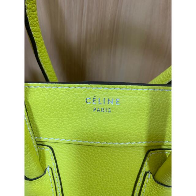 celine(セリーヌ)のセリーヌ　ラゲージ マイクロ /ドラムドカーフスキン レディースのバッグ(ハンドバッグ)の商品写真