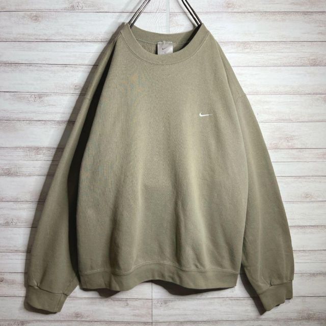 NIKE - 【USA製!!】ナイキ ✈︎刺繍ロゴ ゆるだぼ 裏起毛 スウェット