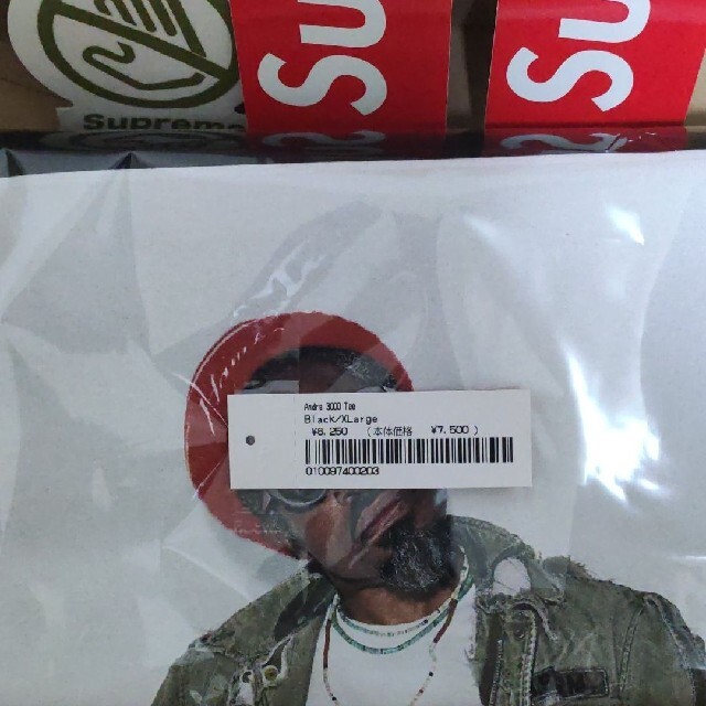 supreme André 3000 Tee アンドレ3000 Tシャツ 黒XL