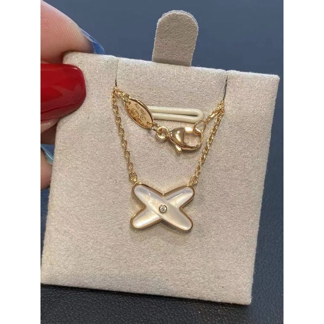 ショーメ CHAUMET リアン マザーオブパール ネックレス 美品