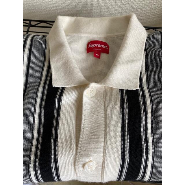 M)Supreme Stripe Button Up Poloストライプポロ | hartwellspremium.com