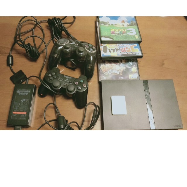 play station 2  SCPH-70000 薄型セット　ソフト付