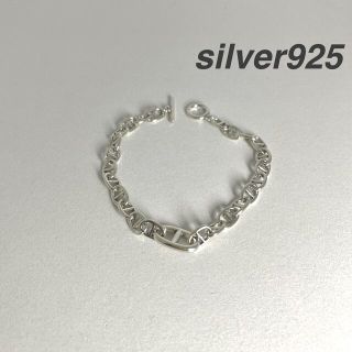 マルタンマルジェラ(Maison Martin Margiela)の【匿名配送】アンカーチェーンブレスレット silver925 スーパー還元(ブレスレット)