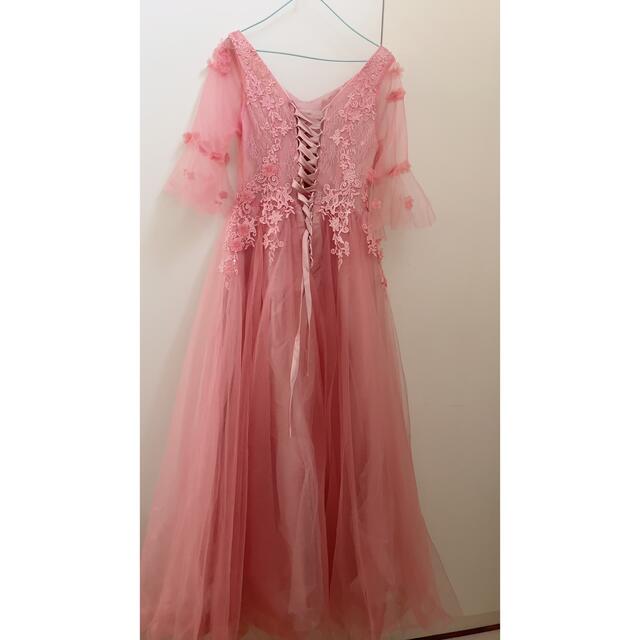 ロングドレス　ピンク レディースのフォーマル/ドレス(ロングドレス)の商品写真