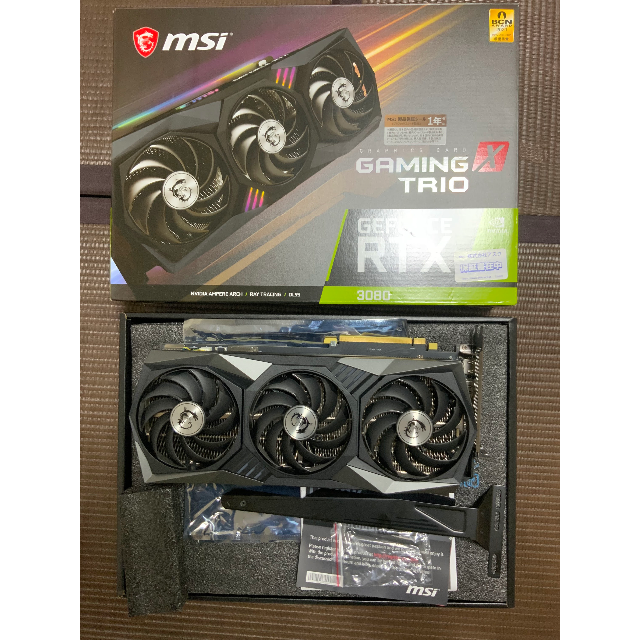 GeForce RTX 3080 GAMING X TRIO 10G ※非LHR - PC周辺機器