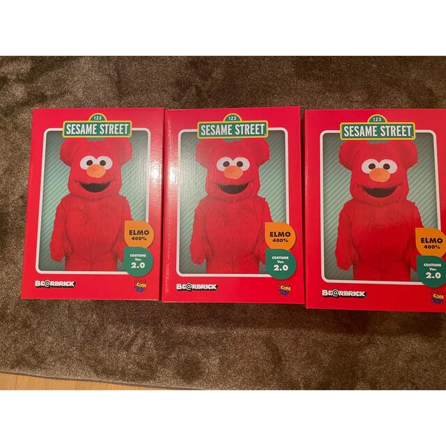 本物の販売 BE@RBRICK ELMO Costume Ver.2.0 400％ 6つ フィギュア