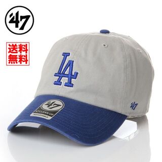 フォーティセブン(47 Brand)の【新品】47BRAND キャップ ドジャース 帽子 グレー メンズ レディース(キャップ)