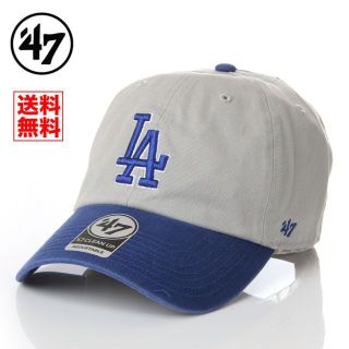 フォーティセブン(47 Brand)の【新品】47BRAND キャップ ドジャース 帽子 グレー メンズ レディース(キャップ)