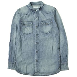 ノンネイティブ(nonnative)のnonnative ノンネイティブ 日本製 RANCHER SHIRT 7.5oz DENIM VW ダメージ加工 デニムウエスタンシャツ NN-S2605 0 INDIGO 長袖 ランチャーシャツ トップス【中古】【nonnative】(シャツ)