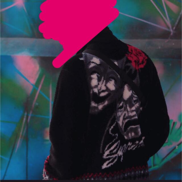 supreme drama mask fleece jacket メンズのトップス(ニット/セーター)の商品写真