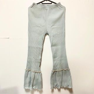 コドモビームス(こどもビームス)の1回着用のみ‼︎ほぼ新品♡GRIS グリ リブパンツ XL ライトグレー(パンツ/スパッツ)