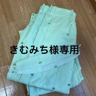 きむみち様専用　カーテン　グリーン(カーテン)