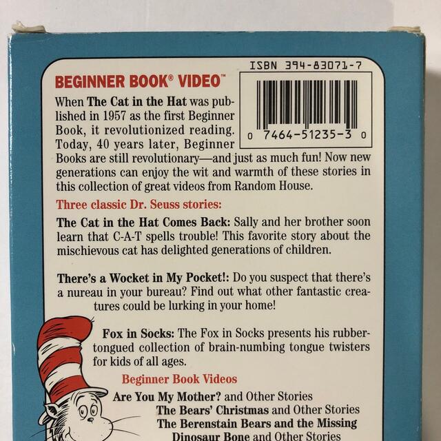Dr.Seuss THE CAT IN THE HAT COMES ビデオ エンタメ/ホビーのエンタメ その他(その他)の商品写真