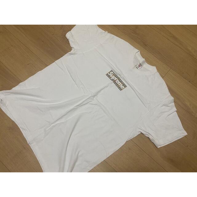 【ファッション通販】 Supreme Tシャツ Supreme×Burberry - Tシャツ+カットソー(半袖+袖なし)