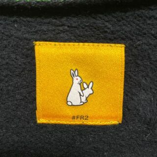【人気Lサイズ】FR2☆センター刺繍ロゴ　最高デザイン　リブラインスウェット美品