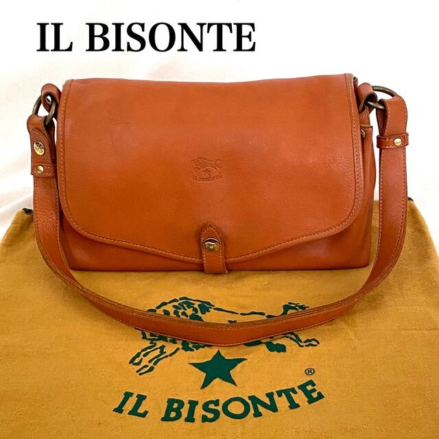 IL BISONTE イル ビゾンテ ショルダーバッグ　ヌメ革　2wayバッグ