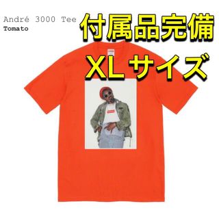 シュプリーム(Supreme)の新品 未使用 supreme André 3000 Tee  Tomato XL(Tシャツ/カットソー(半袖/袖なし))