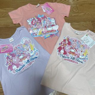 バンダイ(BANDAI)のデリシャスパーティプリキュア  半袖　Tシャツ　100 ３枚セット(Tシャツ/カットソー)