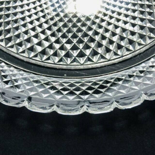 Baccarat - BACCARAT オールドバカラ ディアマンビゾー 丸型 トレイ