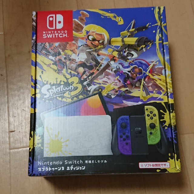 円高還元 Nintendo エディション スプラトゥーン3 有機ELモデル Switch 値段交渉受 Nintendo Switch 有機ELモデル&ソフト×3 文学/小説