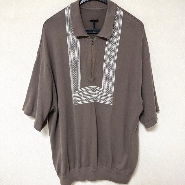 crépuscule (クレプスキュール)のCrepuscule × BEAMS T / 別注 Zip Polo Shirt メンズのトップス(ポロシャツ)の商品写真